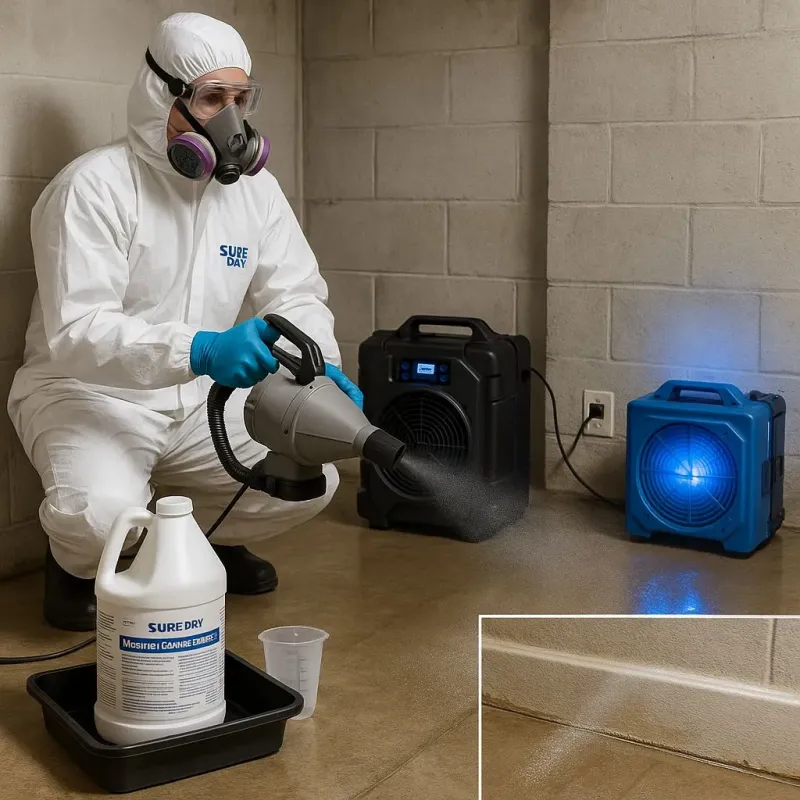 Sanitization and Odor Removal process in New Bremen, OH