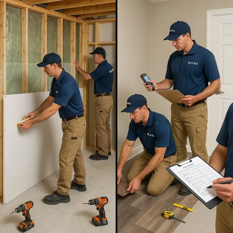 Repairs and Reconstruction process in New Bremen, OH